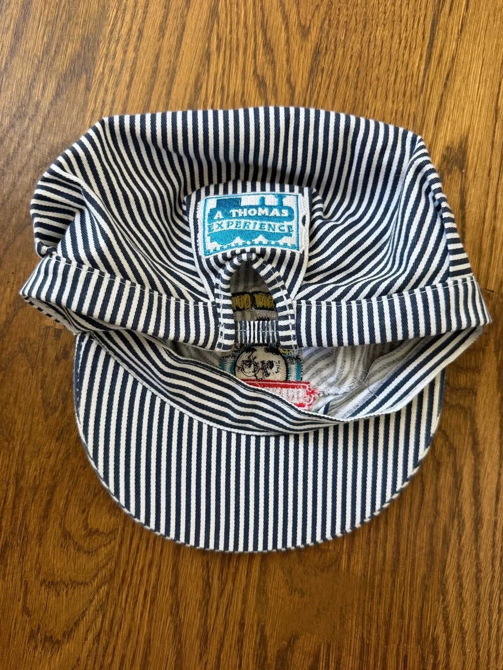 Thomas The Tank Engine Toddler Blue Stripe Engineer Cap